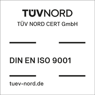 TÜV Zertifikat DIN EN ISO 9001 : 2015