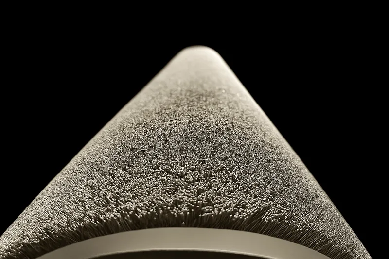 Ofentransportrolle dicht besetzt mit hochhitzebeständigem Edelstahldraht