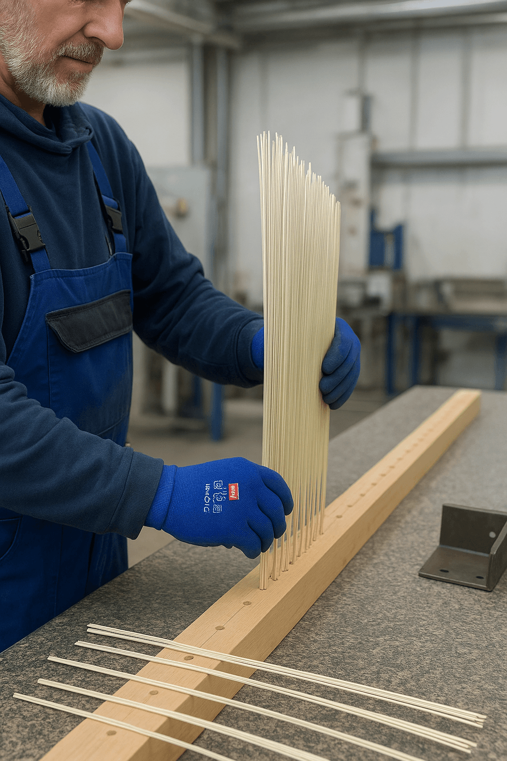 Lattenbürsten mit Glasfaser besetzt