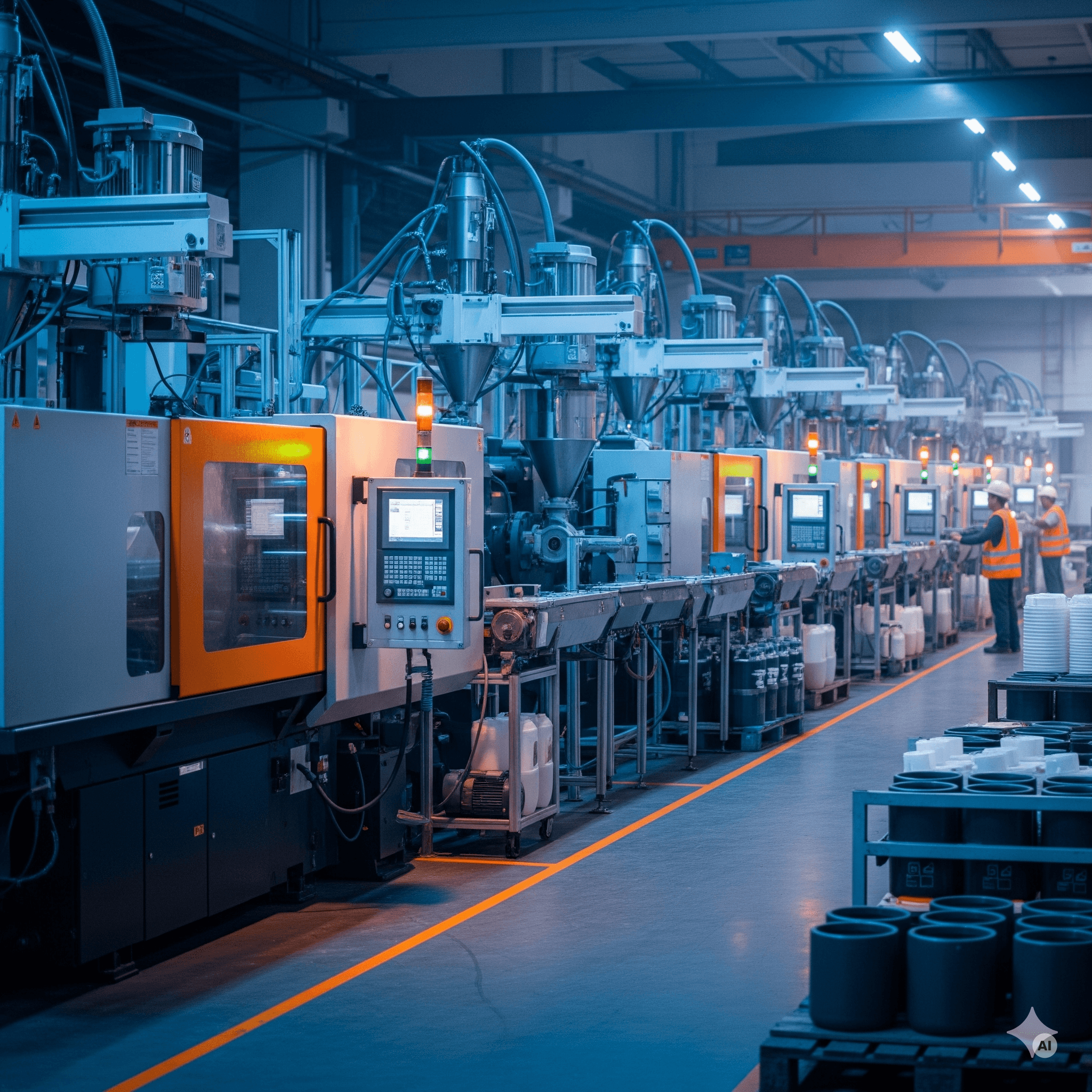 Plastics industry (KI-generiert)